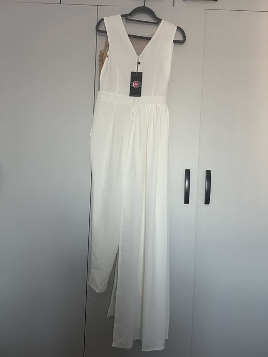 Salopeta albă BBY 18011