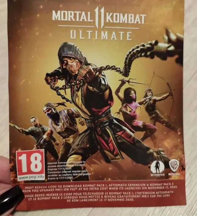 Обменяю ваучер Mortal Kombat 11 (PS4/PS5) на другую игру на диске