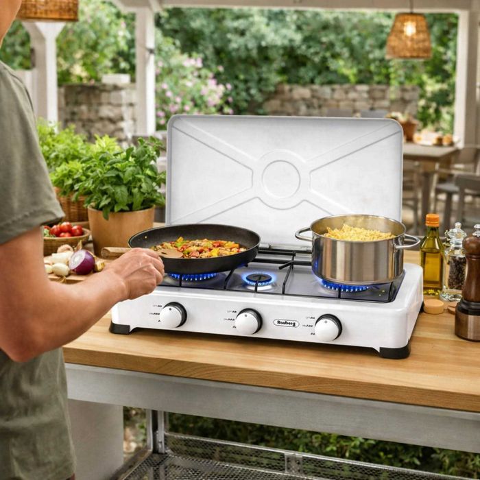 Газов котлон с 3 тенджери