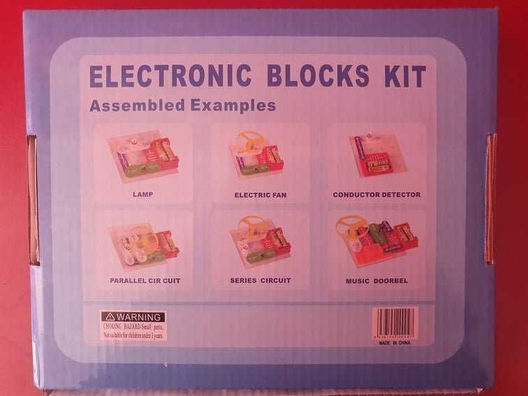 Комплект електронни блокове, научни експерименти за деца