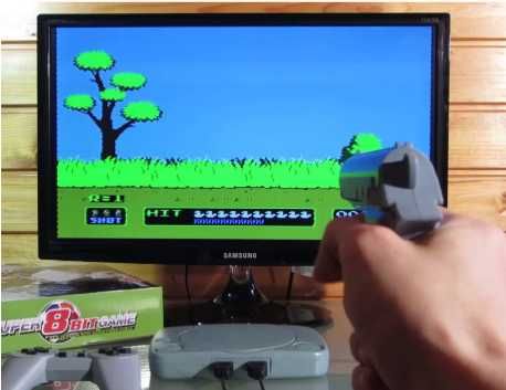 ТВ игра, ретро конзола с джойстик