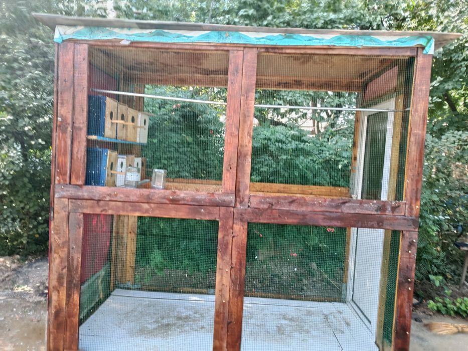 Попугай учун вольер тайер