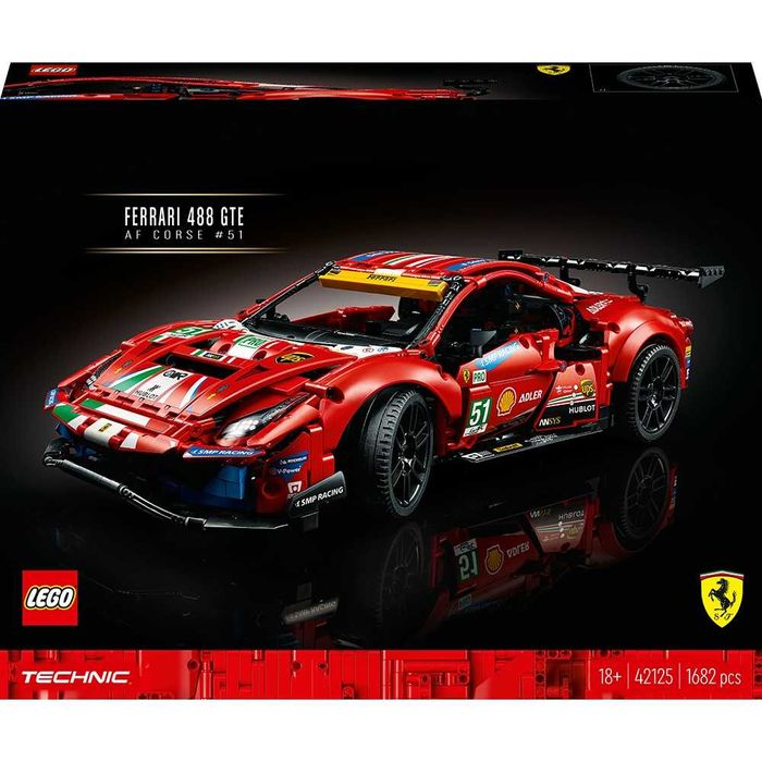 Lego Technic - Ferrari 488 GTE “AF Corse #51” 42125, 1677 piese
