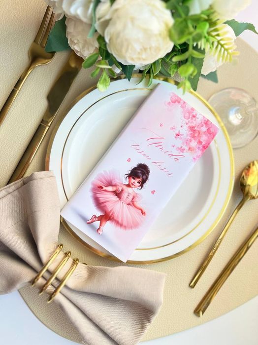 Открытка с шоколадом