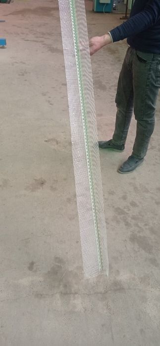 Фасадный ПВХ уголок сеткой стеклосетка 3333 сум