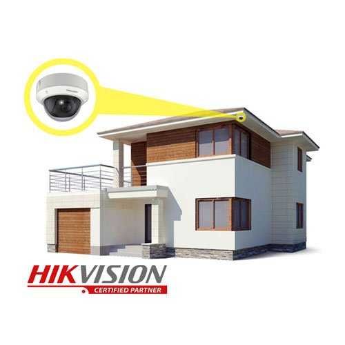 Готовый 4 штук камеры видеонаблюдения HIKVISION AHD оптовый магазин