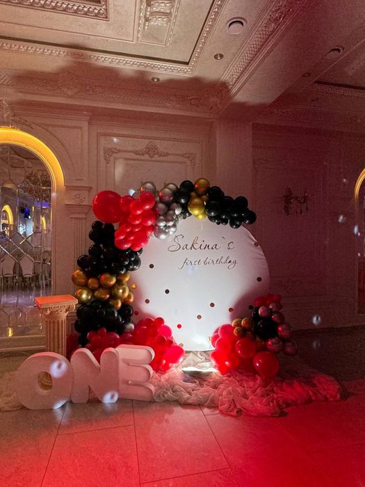 Детское оформление на годик.