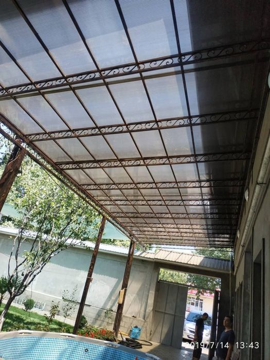 Навес,Решотка,Перила,Ограждения,Лексан,Ворота,Металлоконструкция