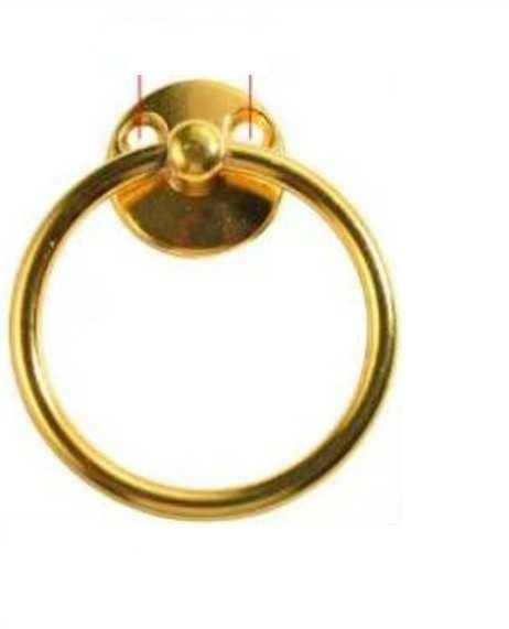 Мебельная ручка (ромб, кольцо)