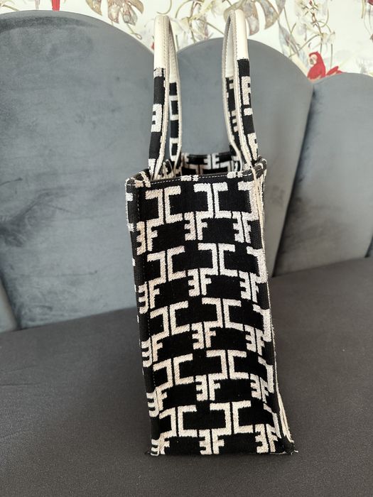 Geanta Elisabetta Franchi Monogram medie