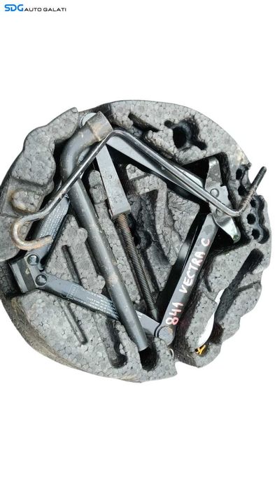 Kit Trusa Spuma Cric Cheie Roti Carlig Remorcare Opel Vectra C 2002 - 2008 [M8650]