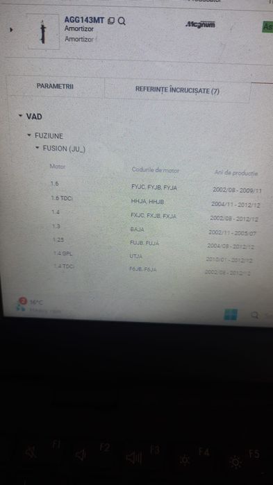 Amortizoare fata