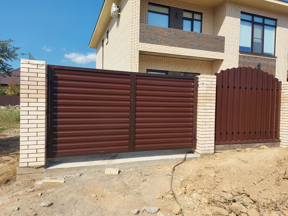 Ворота откатные распашные.