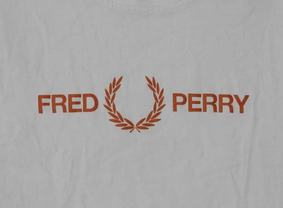 Fred Perry T-Shirt оригинална тениска L памучна фланелка
