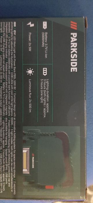 Lampa de lucru Lanterna banc camping auto 1000 lumeni