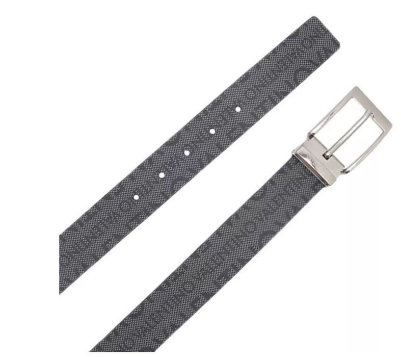 Valentino by Mario подаръчен сет мини мъжко портмоне и колан - черно