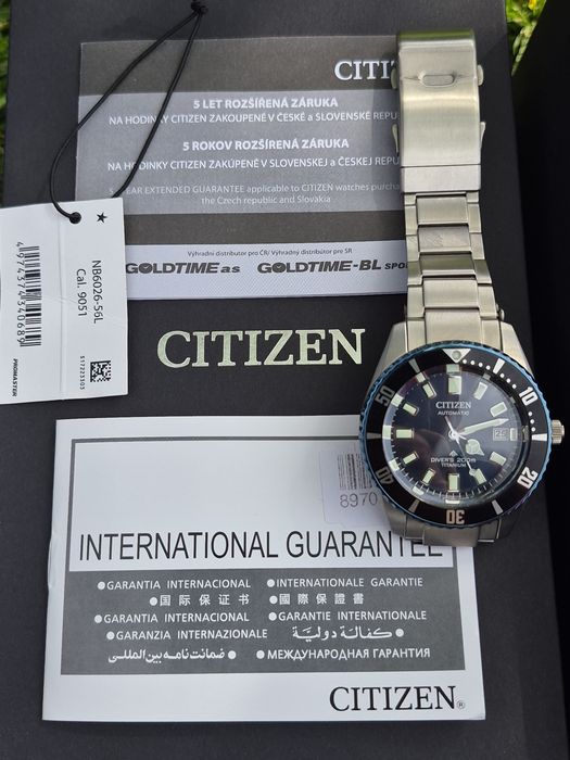 Citizen Promaster Fujitsubo Automatic Diver Ediție Limitată NB 6026-56L.