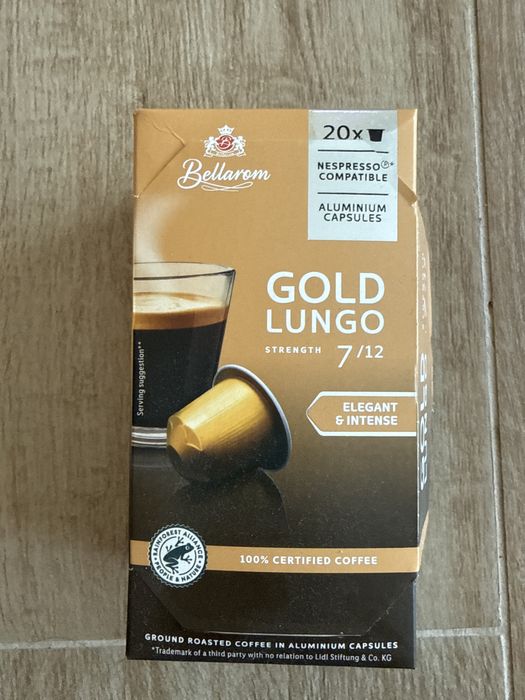 Cafea BellaRom Gold Lungo 7/12 capsule 20buc