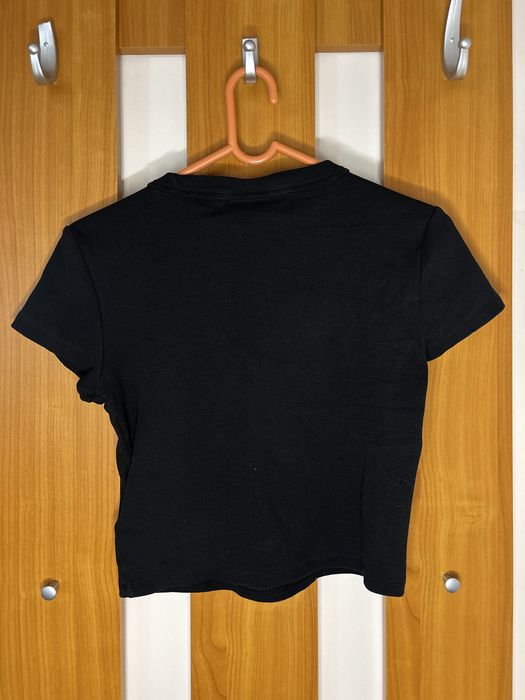 Tricou HUGO Damă Logo cu Patch negru