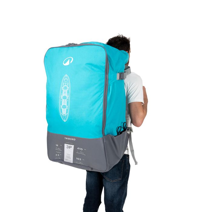 Caiac-canoe gonflabil 2/3 locuri Tribord - produs resigilat Decathlon