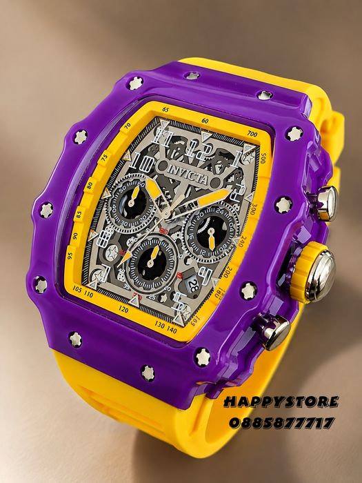 INVICTA Racing Nitro purple 44 mm, Инвикта нов мъжки часовник