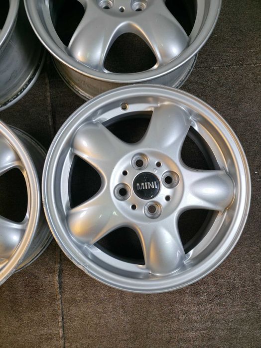 4 Jante Aliaj 4x100 15'' 5.5J ET 45 - OEM Mini Cooper ONE - CA NOI - COD 6769404-13 !