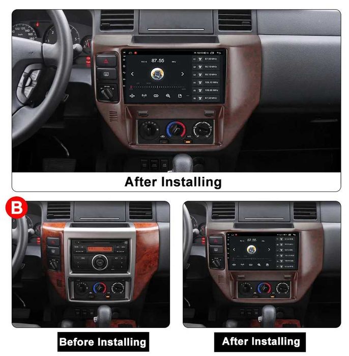 Navigatie Nissan Patrol 2004-2021, 2GB 4GB 8GB Garantie Camera