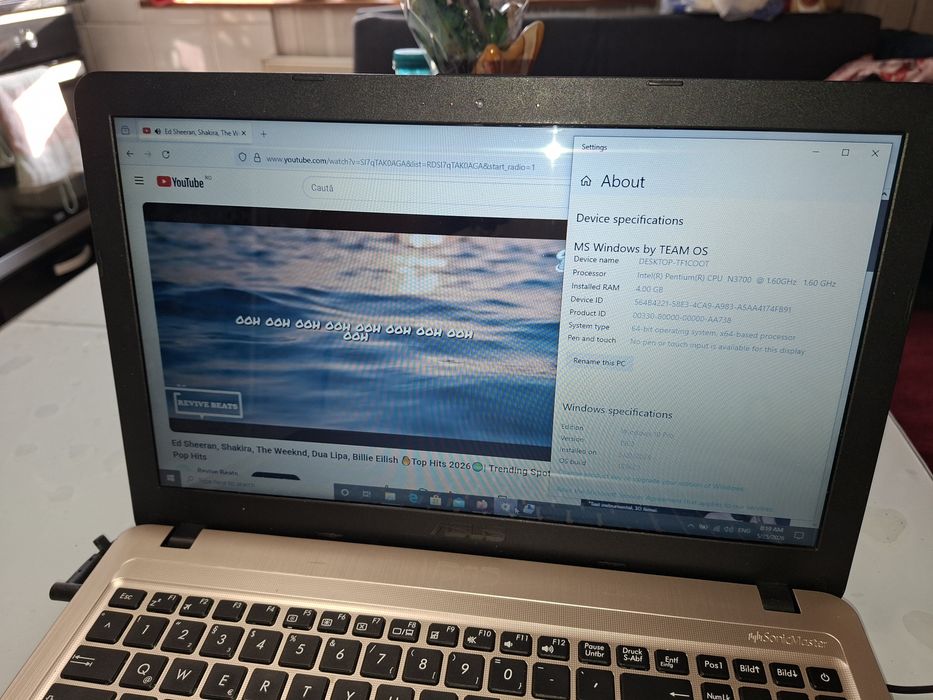 Asus x540sa, IntelQuad Core, 1.000 gb, ideal tester auto, Windows 10+ Office instalat