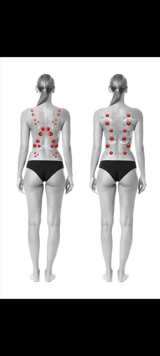 Husa masaj Wellneo 4 in 1 aparat shiatsu lombar cervical cu incalzire