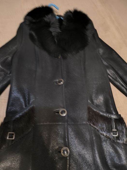 Дублёнка с лазерной обработкой