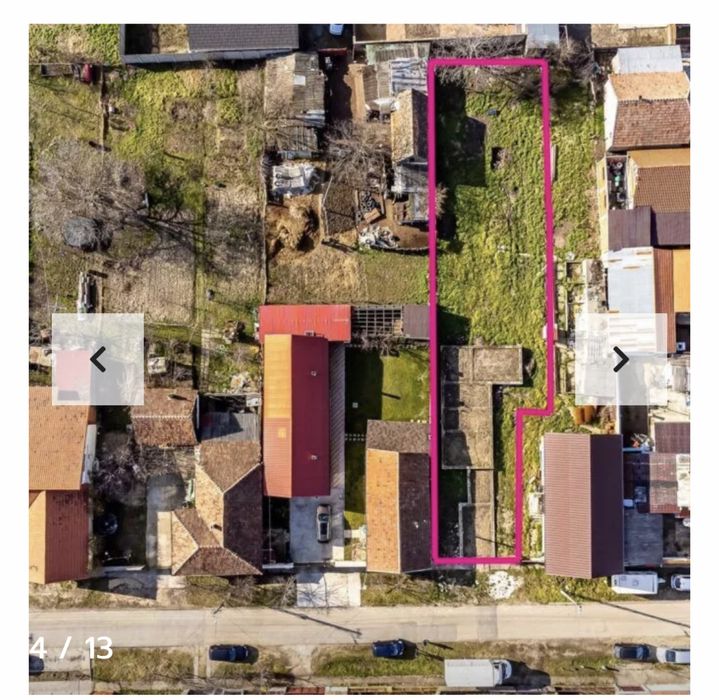 Vand loc de casa cu Fundație ( Teren intravilan )