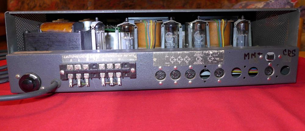 Музейна антика oт 1963г   :  K & H Telewatt VS56 студиен лампов амп