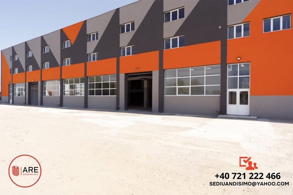 Inchiriere hala industriala din beton 400 mp + birouri 169 mp - Bacau, Constantin Musat