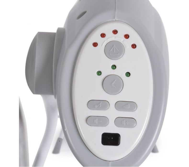 Електрическа люлка Cangaroo - Swing Star, светлосива