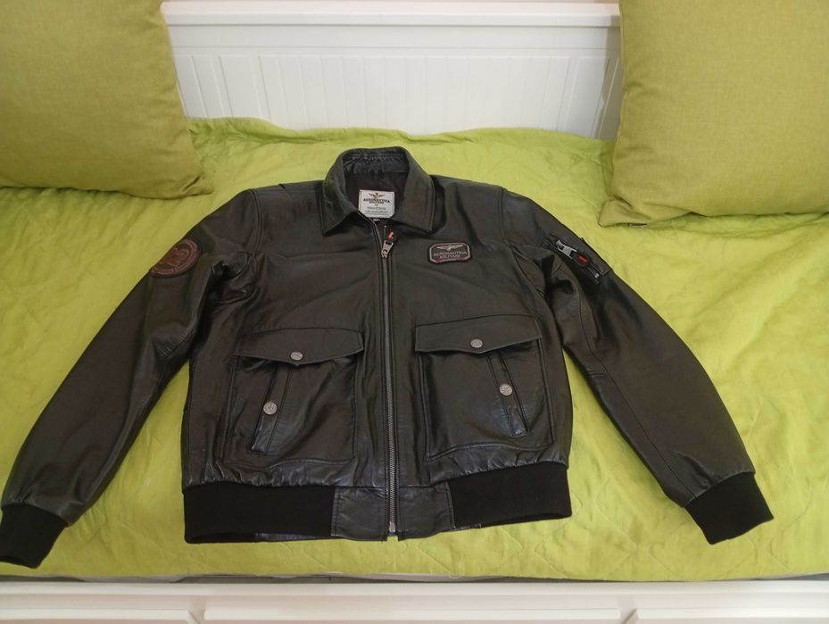 Мъжко яке естествена кожа