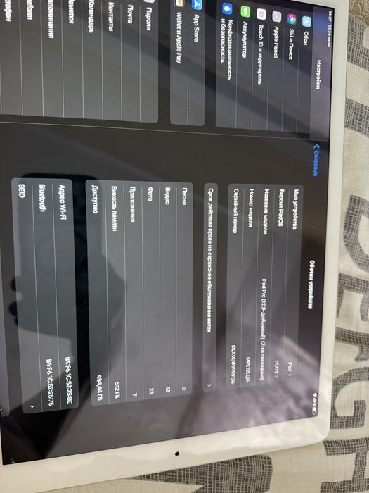 iPad Pro 12.9 2gen 512 gb