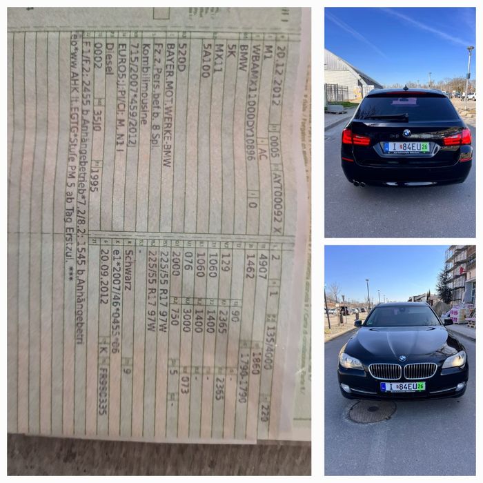 BMW F11  520d , automat, 184cp, an 2013