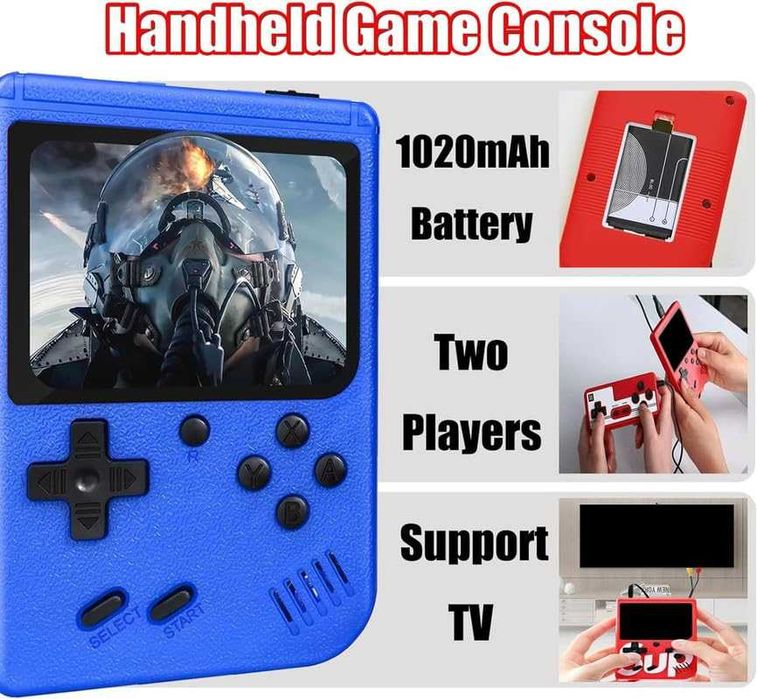 Ретро преносима игрова конзола, Roffie 500 игри 2.8"екран