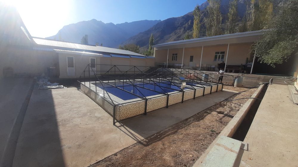 Банер ва баннер тент басен установка