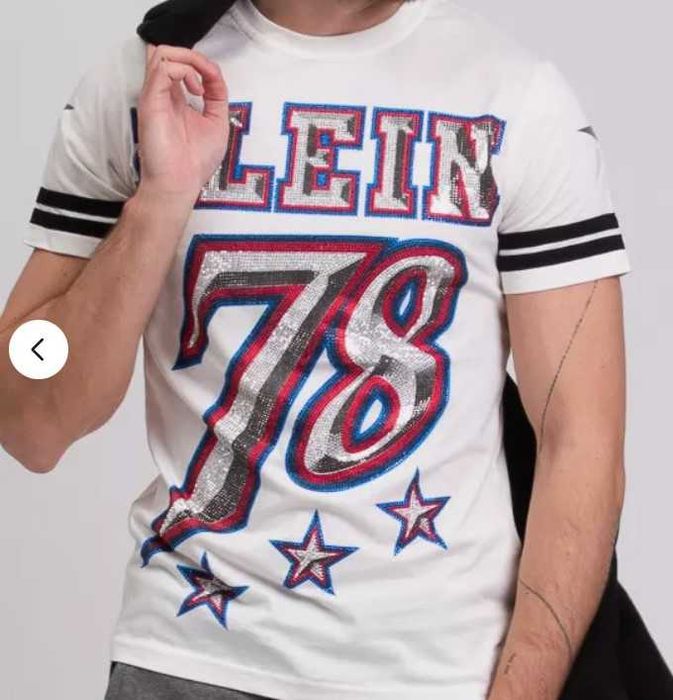 Оригинална чисто нова тениска PHILIPP PLEIN размер L - RRP €450.