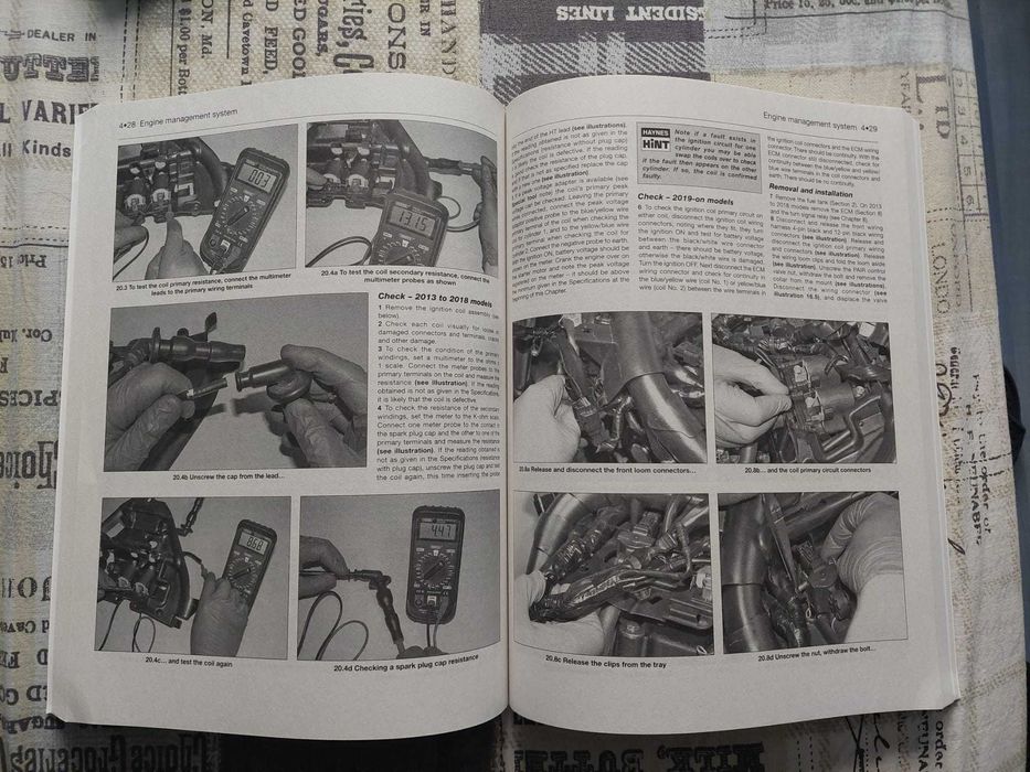 Haynes manual de reparatii Honda CB500F, CB500X, CBR500R 2013-2020