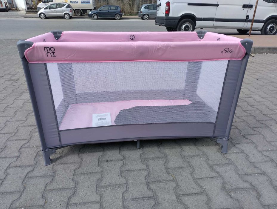 MONI Детска кошара SOLO розов