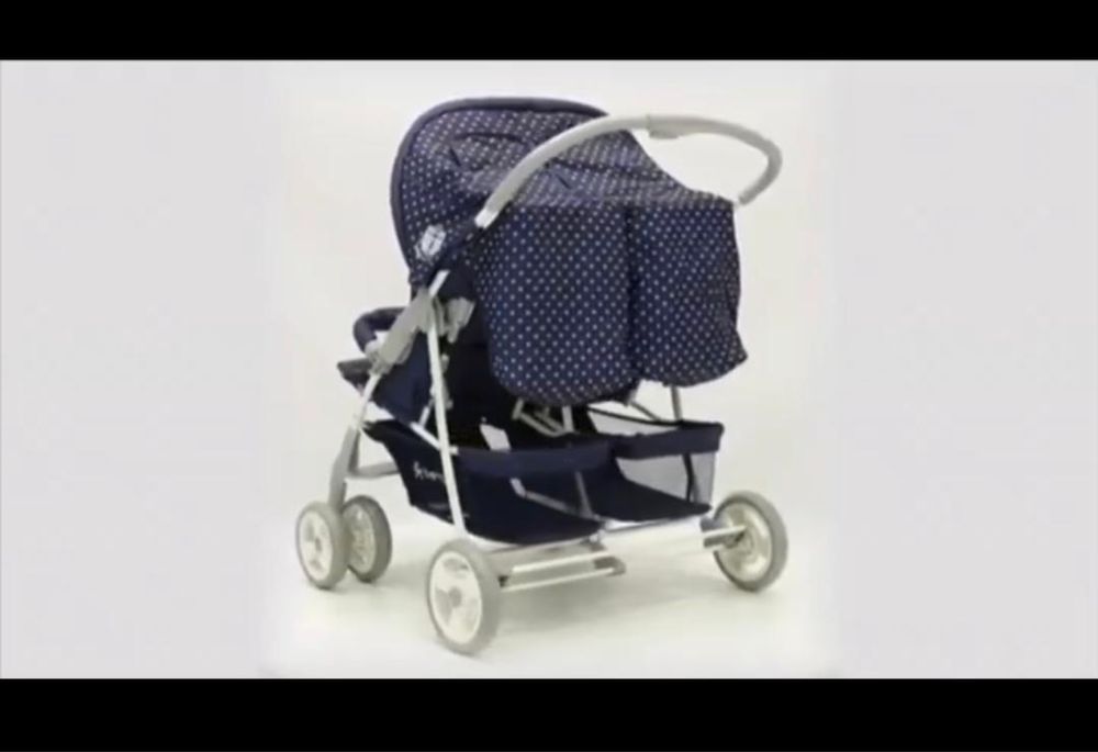 Коляска для двоиняшек