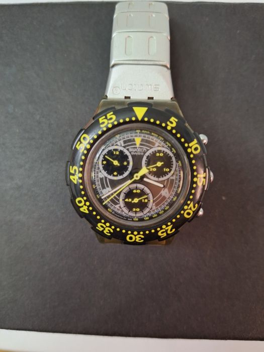 Спортен часовник SWATCH-742,винтидж хронограф водолазен,200 м (20 ATM)