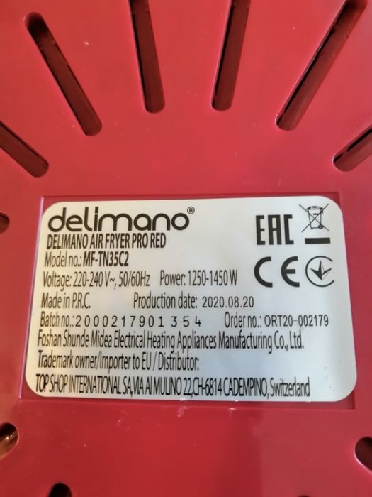 Delimano air fryer Pro (Еър фрайър)