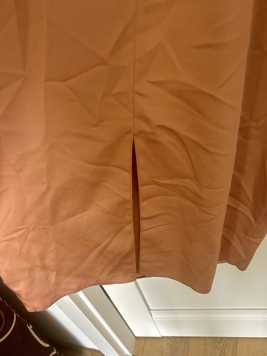 Rochie de banchet din satin 36,roz somon prăfuit