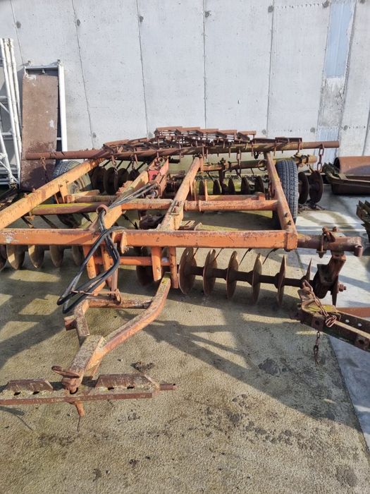 Grapă cu discuri 3,4m cu grapă cu colți inclusă