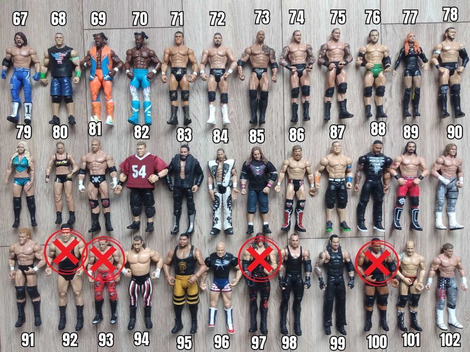 Екшън Фигурки WWE Кеч Pro-Wrestling Action Figures Ambrose Hogan Cena
