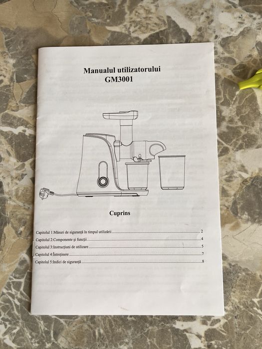 Storcator de fructe si legume Latkon