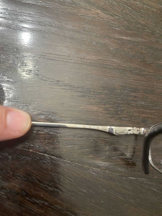 Елегантни хромирани правоъгълни рамки за очила RAY BAN